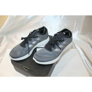 Adidas Women's Edge Flex Running Shoes Grey / Tech Silver Metallic Black SZ 11M